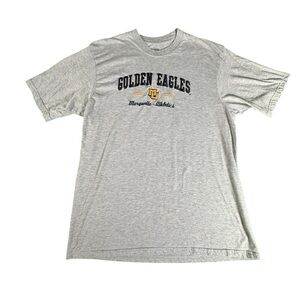Marquette Golden Eagles T-Shirt XL Gray NCAA College Tee Cadre Athletics Logo